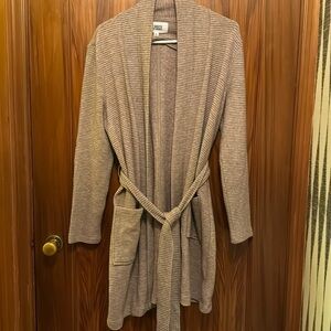 BB Dakota/Steve Madden women’s light brown long cardigan. Size Medium